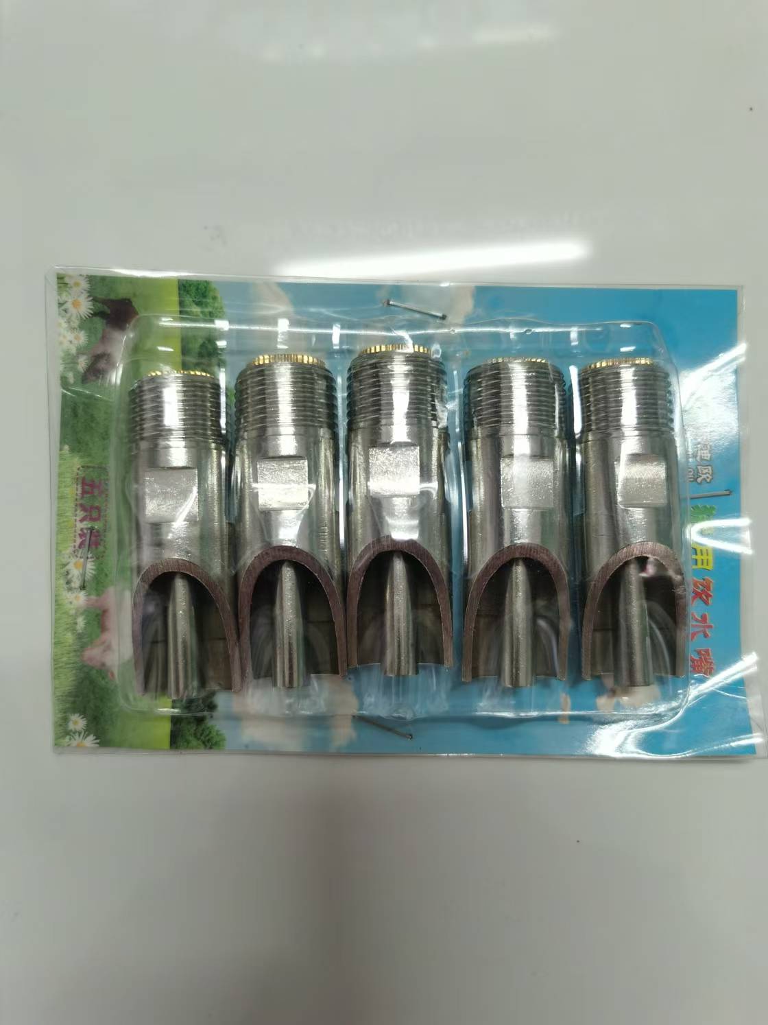 豬用鴨嘴式飲水器不銹鋼豬飲水嘴養殖自動喂水器豬場喝水龍頭大流量水嘴