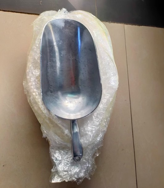 養殖料鏟飼料鏟實心鋁飼料勺鏟子加厚鋁料鏟飼料勺喂豬勺子用鏟瓢